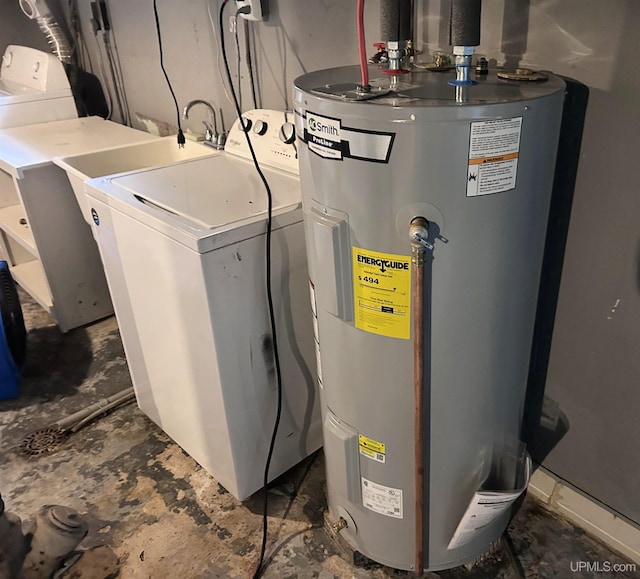 249 E Michigan Ave, Ironwood, MI 49938 - utilities with electric water heater and separate washer and dryer