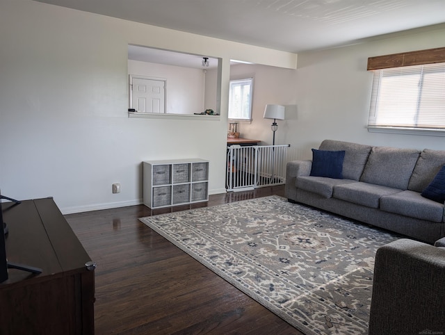 13610 Gander Ave, Warren, MI 48088 - living area with wood finished floors, healthy amount of natural light, and baseboards