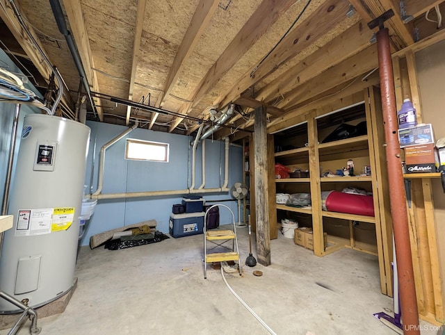 4537 Ii Rd, Garden, MI 49835 - basement with electric water heater