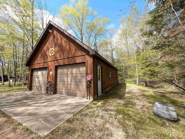 4537 Ii Rd, Garden, MI 49835 - view of detached garage