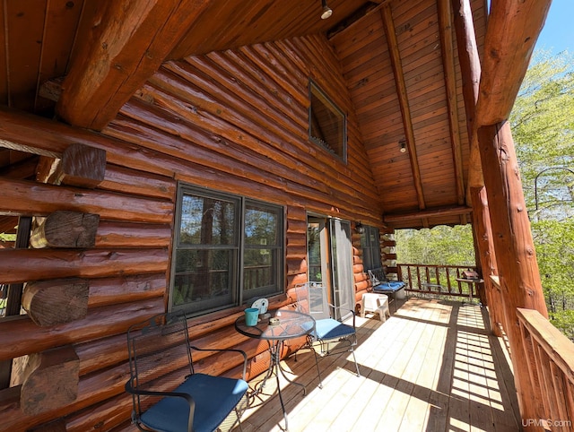 4537 Ii Rd, Garden, MI 49835 - view of deck