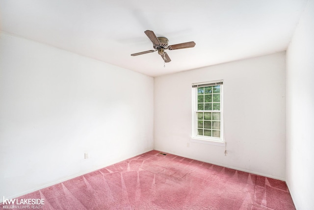 6019 Kingsfield Dr, West Bloomfield, MI 48322 - empty room with carpet and a ceiling fan