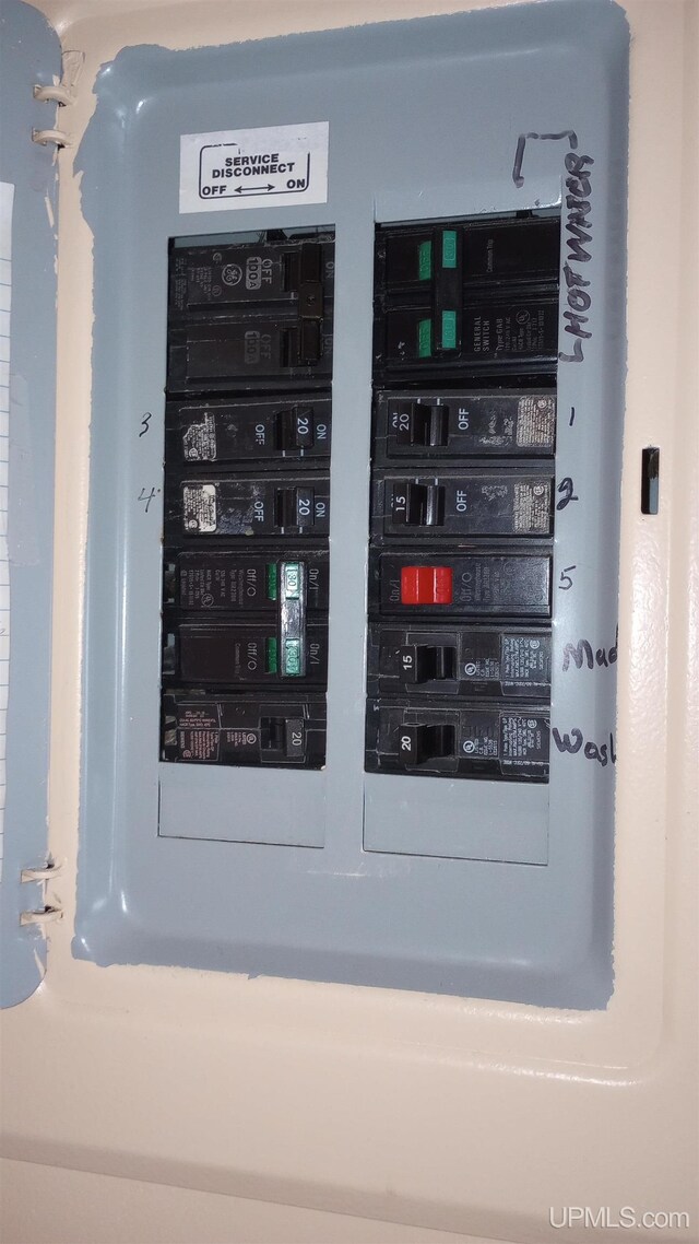 22019 E Everett Ave, Grand Marais, MI 49839 - utility room featuring electric panel