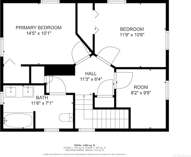 809 W A St, Iron Mountain, MI 49801 - floor plan / room layout