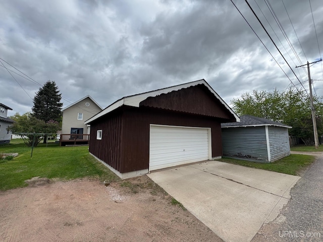 809 W A St, Iron Mountain, MI 49801 - view of detached garage