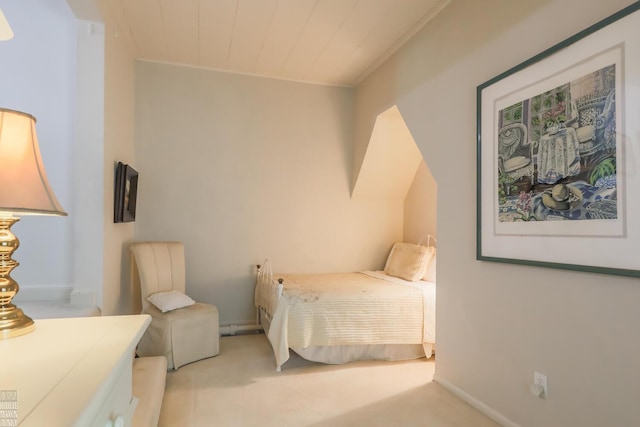 257 Ridge Rd, Grosse Pointe Farms, MI 48236 - bedroom with carpet flooring, baseboards, and crown molding