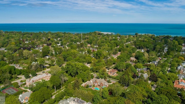257 Ridge Rd, Grosse Pointe Farms, MI 48236 - aerial overview of property's location with a nearby body of water