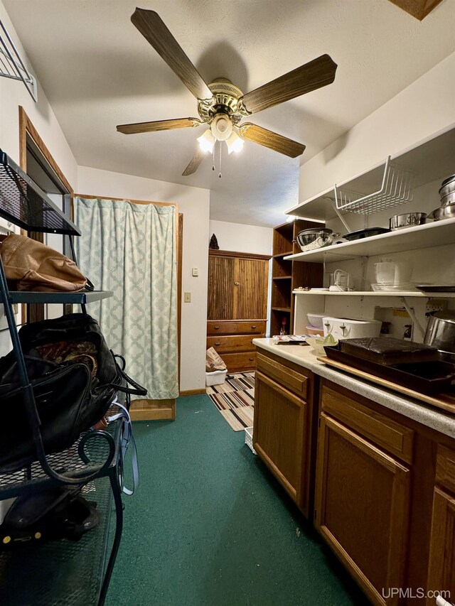 7848 Cole St, Rapid River, MI 49878 - interior space with ceiling fan