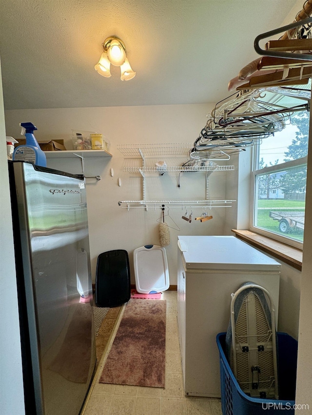 7848 Cole St, Rapid River, MI 49878 - laundry room with separate washer and dryer