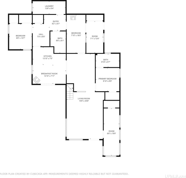7848 Cole St, Rapid River, MI 49878 - room layout