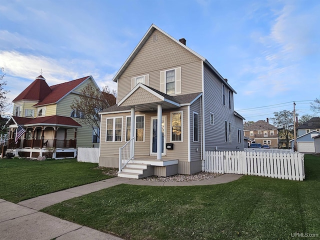 968 Baldwin Ave, Negaunee, MI 49866 - view of front facade with a chimney