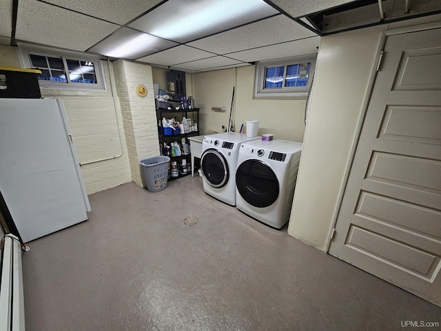 968 Baldwin Ave, Negaunee, MI 49866 - washroom featuring washing machine and dryer