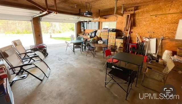 4815 N Southside Rd, Manistique, MI 49854 - garage with a garage door opener
