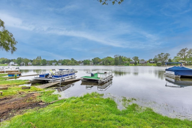 656 Lawson Dr, Lake Orion, MI 48362 - dock area featuring a water view