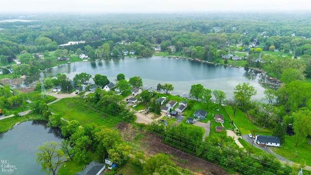 656 Lawson Dr, Lake Orion, MI 48362 - aerial view of a nearby body of water
