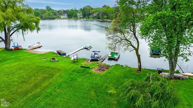656 Lawson Dr, Lake Orion, MI 48362 - drone / aerial view of a nearby body of water
