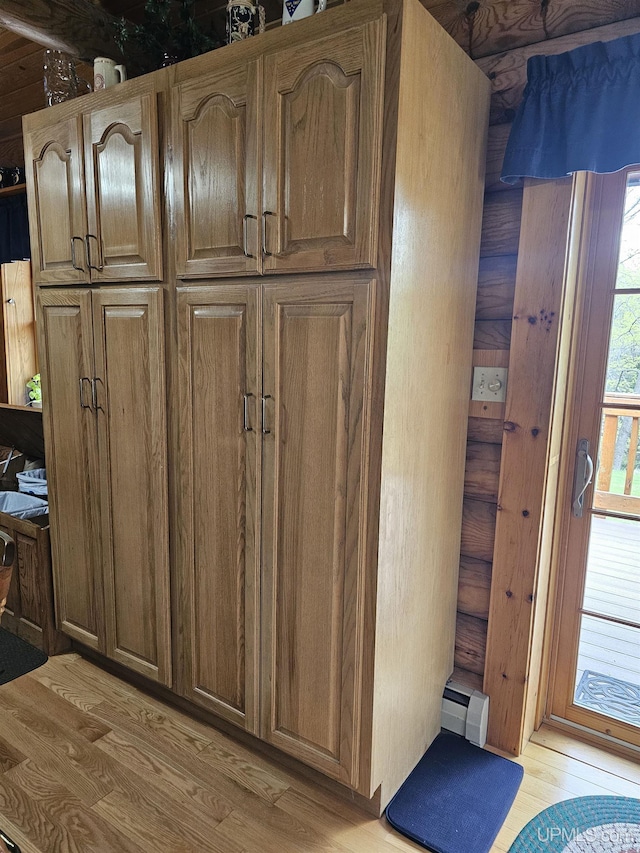 2051 Town Rd M Rd, Florence T-Wi, WI 54121 - detailed view of wood finished floors and baseboard heating