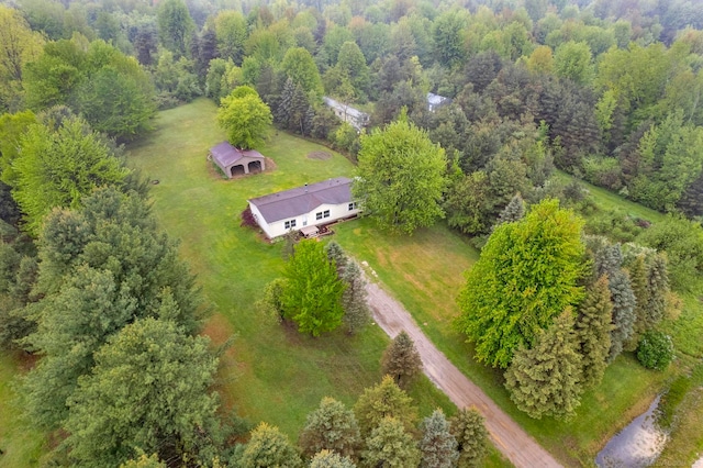 2100 Rowe Rd, Applegate, MI 48401 - aerial view of property and surrounding area