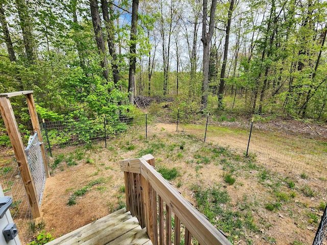 2521 Bonnie Mae Rd, Harrison, MI 48625 - view of yard with a deck