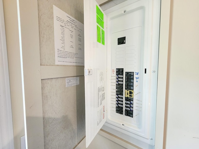 2521 Bonnie Mae Rd, Harrison, MI 48625 - utility room featuring electric panel