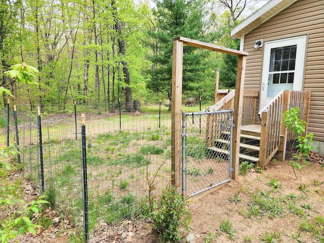 2521 Bonnie Mae Rd, Harrison, MI 48625 - view of yard with a gate