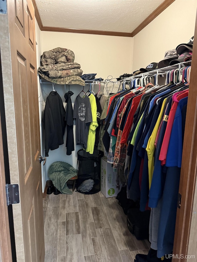 245 Silver Creek Rd, Marquette, MI 49855 - spacious closet with wood finished floors