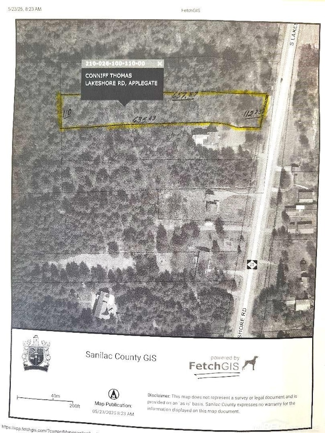 PARCEL2 Lakeshore Rd, Applegate, MI 48401