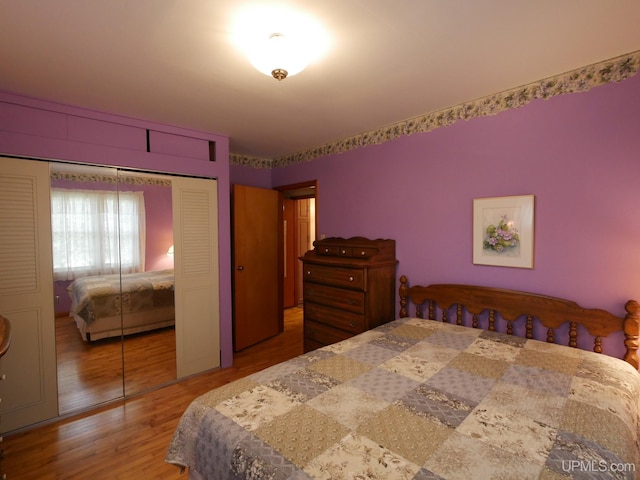 50 Baltic Ave, South Range, MI 49963 - bedroom with wood finished floors and a closet
