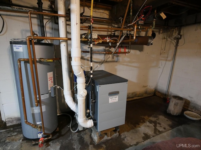 50 Baltic Ave, South Range, MI 49963 - utilities featuring strapped water heater