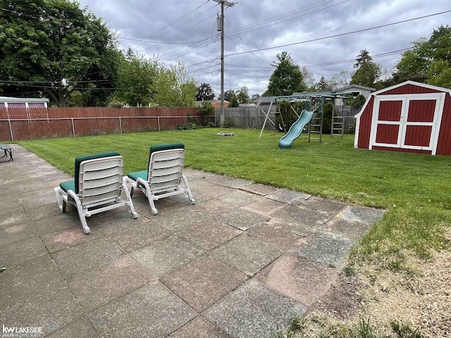 11527 Crown Dr, Sterling Heights, MI 48314 - view of patio / terrace featuring a playground