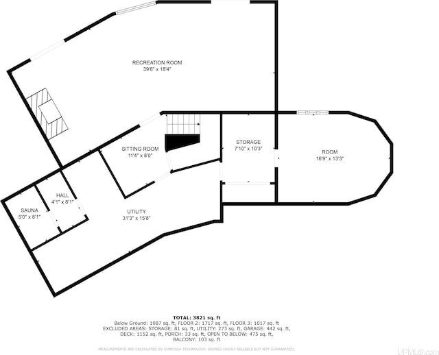 9411 Goodell Rd, Eagle Harbor, MI 49950 - floor plan / room layout