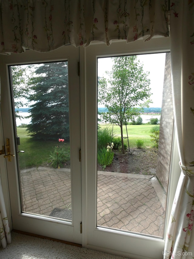 52765 Bootjack Rd, Lake Linden, MI 49945 - doorway featuring a water view