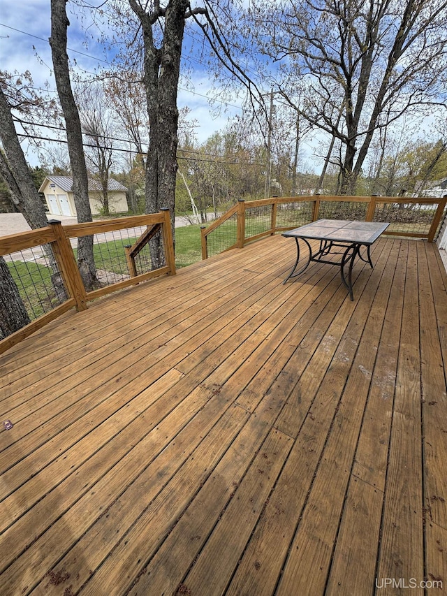 59 Forest Dr, Negaunee, MI 49866 - deck with a yard