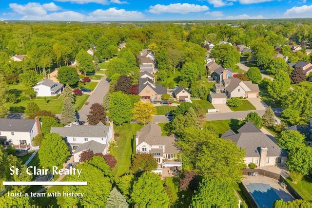 1080 Highland Dr, Saint Clair, MI 48079 - aerial perspective of suburban area