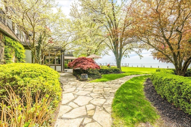 49016 Pointe Lakeview Dr, Chesterfield, MI 48047 - view of yard