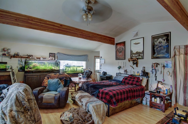 6669 Lakeshore Rd, Lexington, MI 48450 - bedroom featuring wood finished floors and ceiling fan