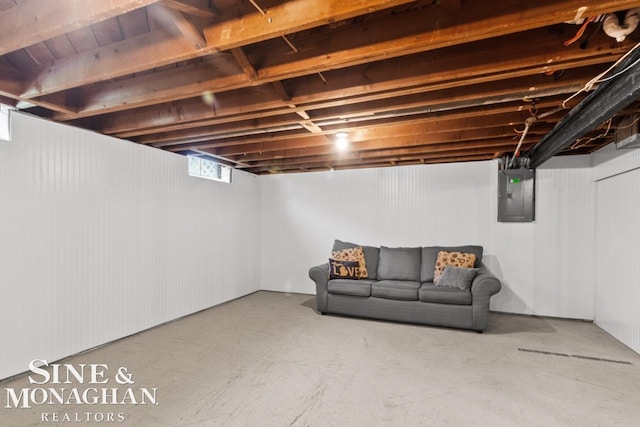 22574 Katzman St, Clinton Township, MI 48035 - below grade area featuring electric panel