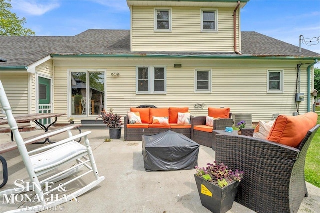 1923 Clinton Ave, Saint Clair, MI 48079 - view of patio / terrace featuring an outdoor living space