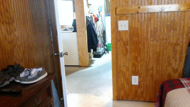 7880 S Dyer Dr, Falmouth, MI 49632 - hall featuring carpet floors