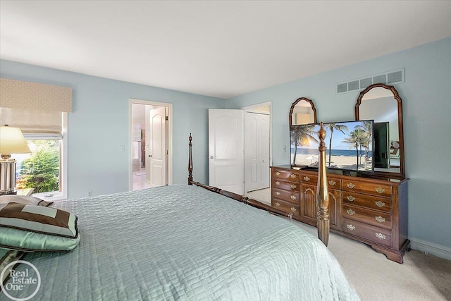 63011 Indian Hills Dr Unit # 1, Washington Twp, MI 48095 - bedroom with carpet flooring, baseboards, ensuite bath, and a closet