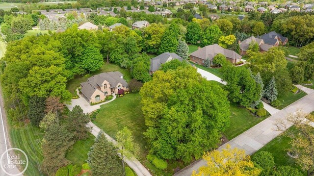 63011 Indian Hills Dr Unit # 1, Washington Twp, MI 48095 - aerial perspective of suburban area