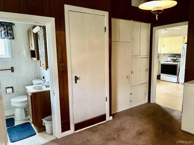 215 Day St, Ironwood, MI 49938 - bathroom featuring toilet and vanity