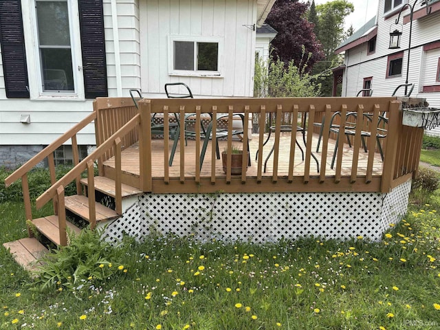 215 Day St, Ironwood, MI 49938 - view of deck