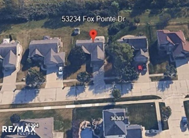 53234 Fox Pointe Dr, New Baltimore, MI 48047 - aerial view of property's location