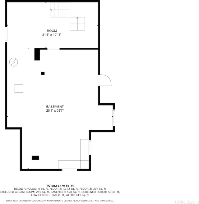304 E Lincoln St, Negaunee, MI 49866 - floor plan / room layout
