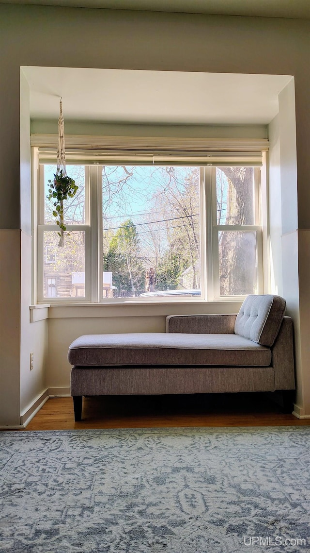 304 E Lincoln St, Negaunee, MI 49866 - sitting room featuring wood finished floors and baseboards