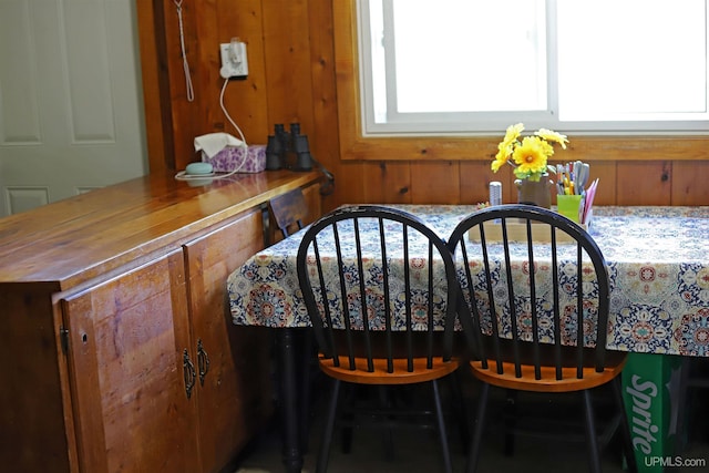 5631 County Road 550th Rd, Marquette, MI 49855 - dining room featuring wood walls