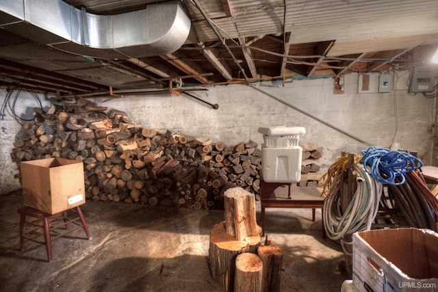 338 E Tamarack St, Ironwood, MI 49938 - view of unfinished basement