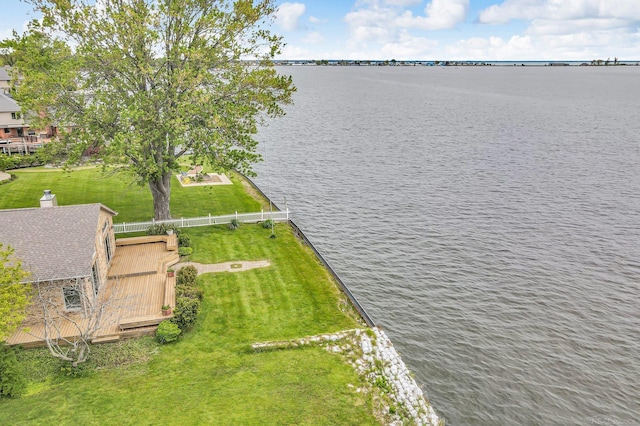 38340 Lakeshore Dr, Harrison Twp, MI 48045 - drone / aerial view of a nearby body of water