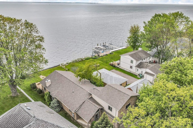 38340 Lakeshore Dr, Harrison Twp, MI 48045 - aerial view of a nearby body of water